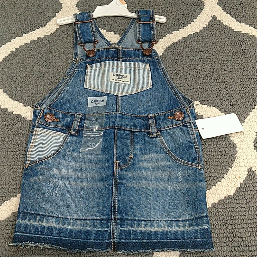 Oshkosh denim overall dress - Picture 1 of 2